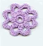 Irish crochet motif 2.