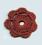 Irish crochet motif 3.