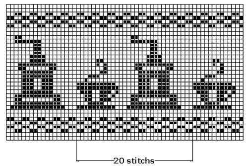 Pattern library. A filet crochet 