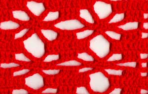 Crochet pattern in charts.