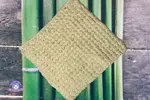 Bamboo Knit Stitch Dishcloth Free beginner-friendly pattern