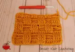 The crochet basketweave stitch looks very similar to the knit basketweave stitch with some obvious differences. Learn how to create this lovely stitch.