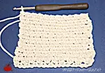 Here's how to crochet the moss or granite crochet stich with instructions and picture tutorial instructions for the beginner crochet crafter.