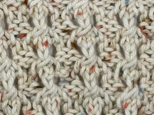 The Puffed Rib Stitch is a highly textured knit pattern that is created by using increases and decreases.  Perfect as a rib or stand-alone pattern.