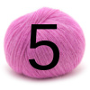 Ball of yarn with number 5 Ball of yarn with number 5