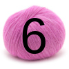 Ball of yarn with number 6 Ball of yarn with number 6