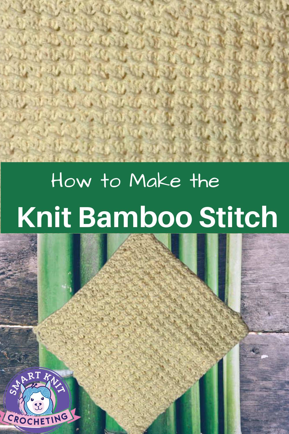 How to Make the BeginnerFriendly Bamboo Knit Stitch