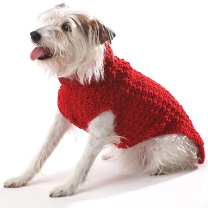 Bernat Dog Coat Crochet Pattern