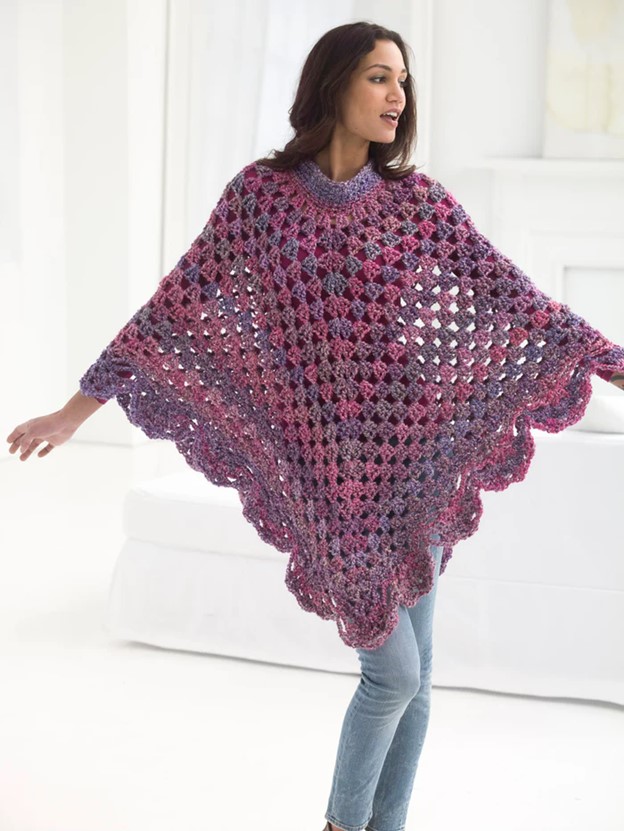 Boho Poncho by Lion Brand Boho Poncho by Lion Brand