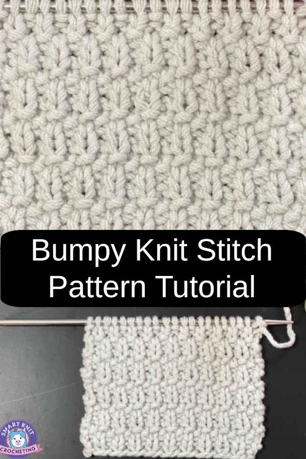 Bumpy Knit Stitch Pattern Pin Image