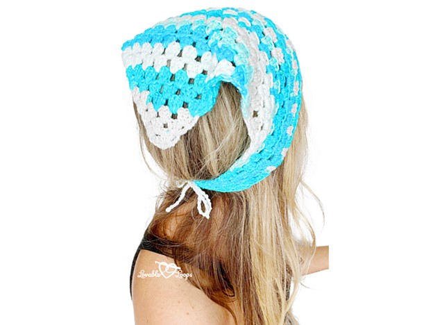 Crochet granny stitch by Melissa Hassler