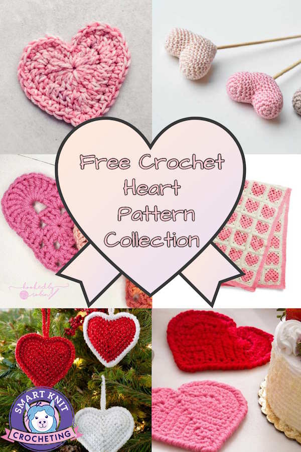 crochet heart patterns pin image crochet heart patterns pin image