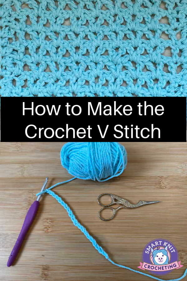 Crochet V Stitch Pin Image