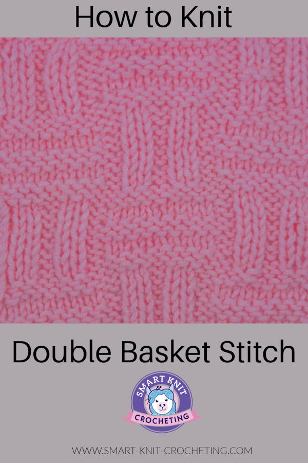 Double Basket Stitch Swatch on a Pin Image