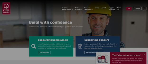 From the Federation of Master Builders