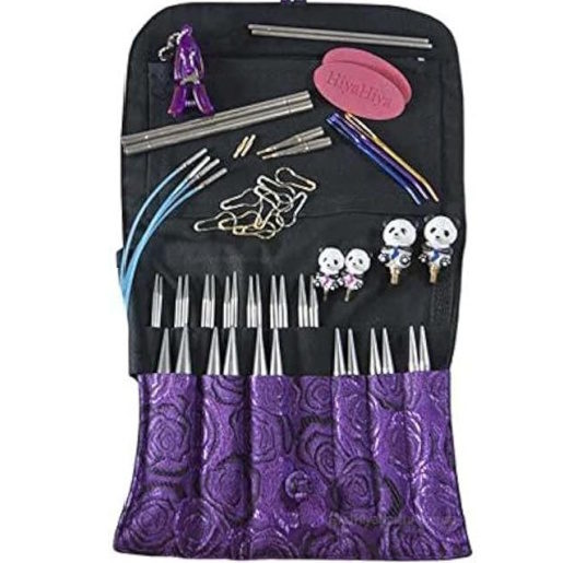 A set of HiyaHiya Interchangeable knitting needles
