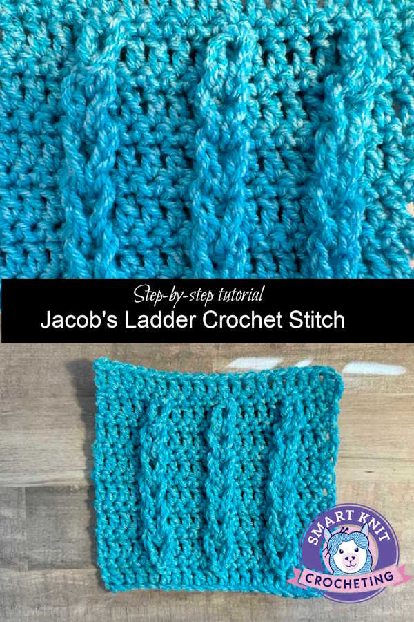 Jacob's Ladder Crochet Stitch Pin Image