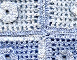 Join by a crochet hook