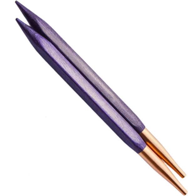 Knit Pro Cubics interchangeable needles in purple