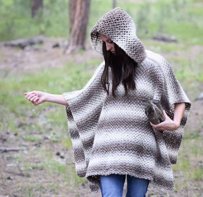 Driftwood oversized poncho by Mama in a Stitch Driftwood oversized poncho by Mama in a Stitch