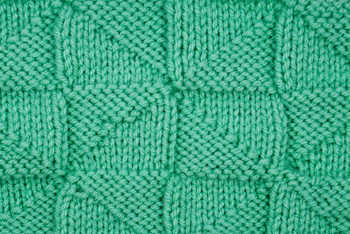 Thumbnail photo of the pinwheel knit stitch pattern