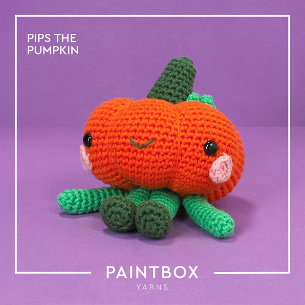 Pips the Pumpkin Crochet Pattern by Paintbox Yarns