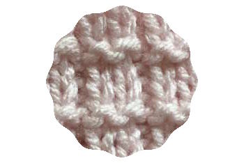 Pique Knit Stitch cutout