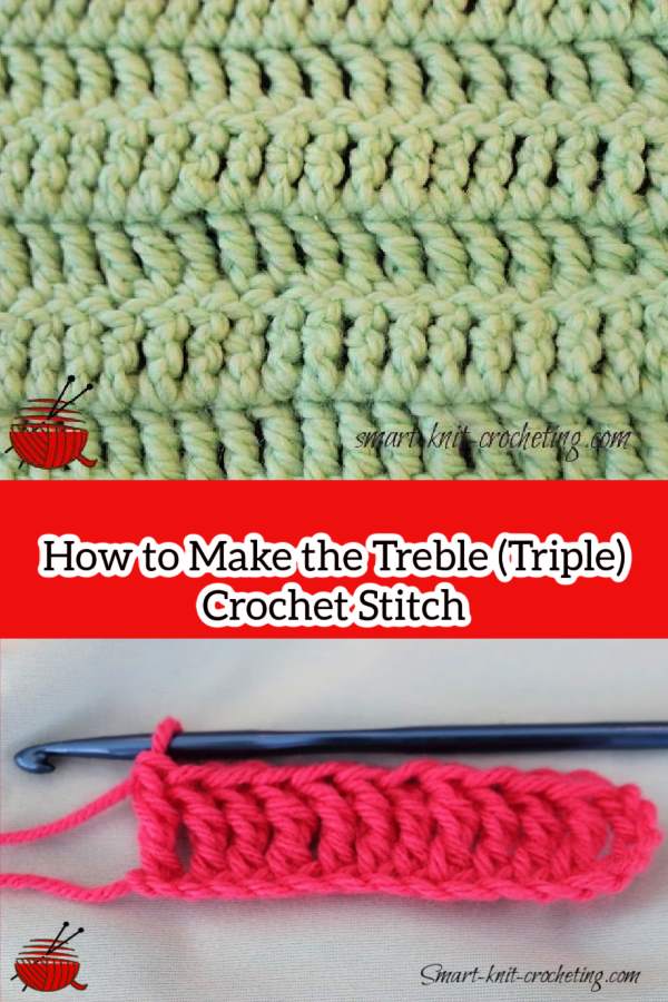 How to Make the Treble Crochet Stitch Pin Image
