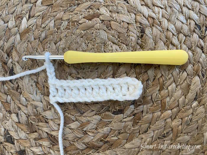 First row of the back post double crochet stitch must be a row of regular double crochet stitches