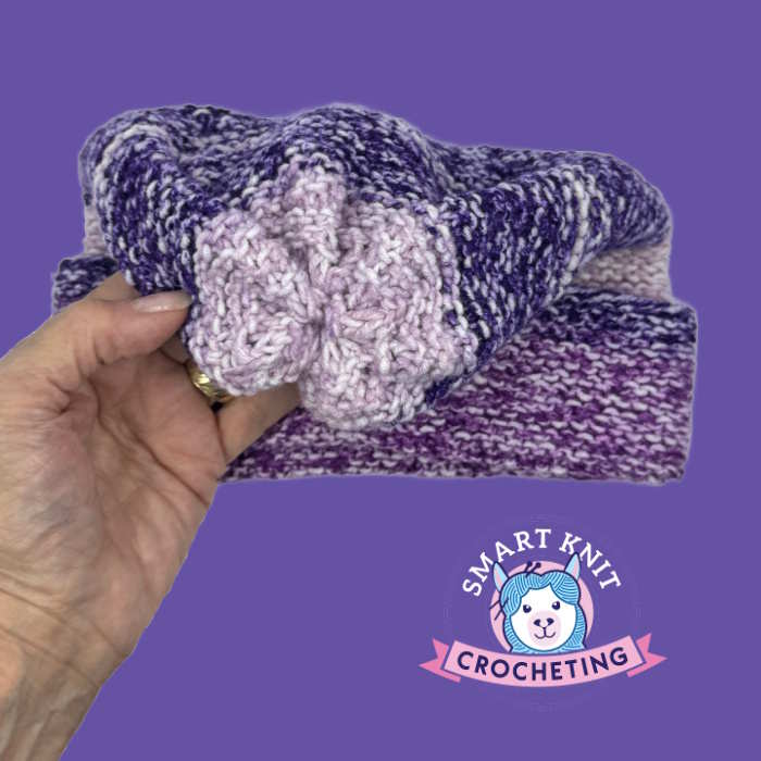 The top of the beannie after being seamed