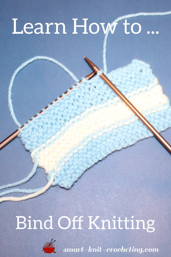 Learn how to bind off knitting tutorial