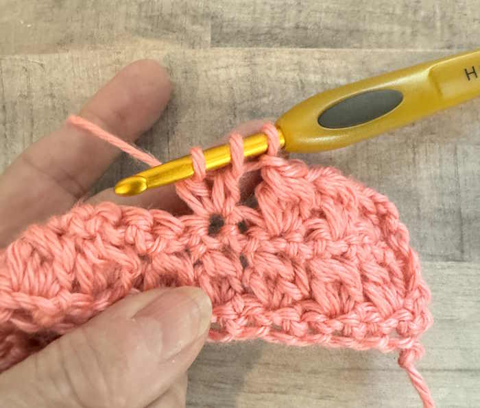 Bobble Stitch Crochet:  3 loops