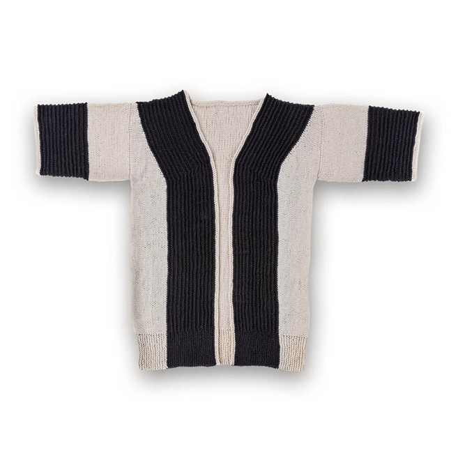 Caron Knit Contrast Sweater Caron Knit Contrast Sweater