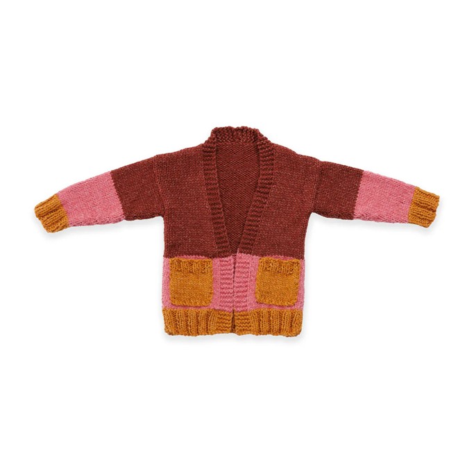 Yarnspiration Colorblock Knit Cardigan Yarnspiration Colorblock Knit Cardigan