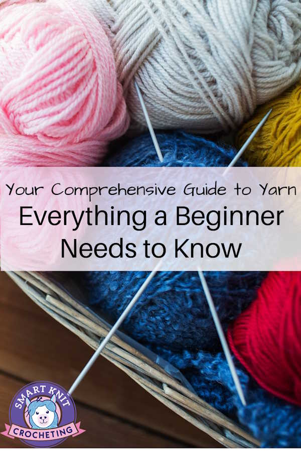 A pin image showing an assortment of different types of yarn