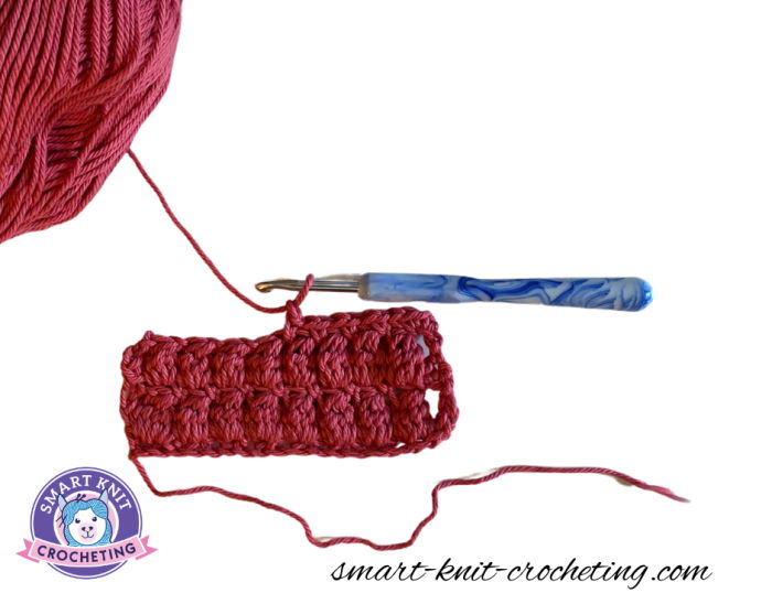 Directions for making the crochet cluster stitch