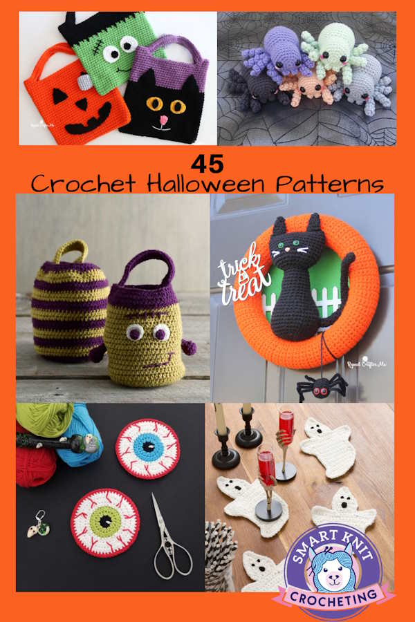 Crochet Halloween Patterns pin image