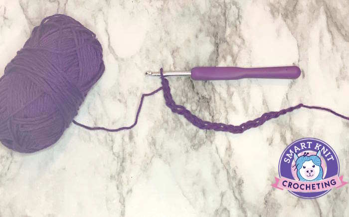 Crochet Parquet Stitch Row one of the pattern Crochet Parquet Stitch Row one of the pattern