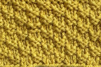 The double moss knit stitch swatch, 350-234px The double moss knit stitch swatch, 350-234px