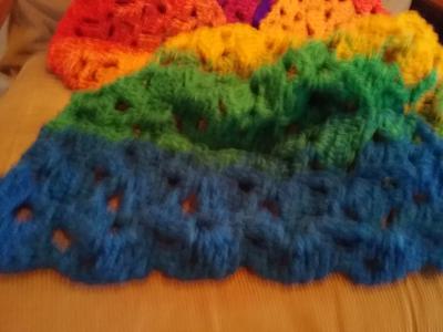 A close up of the pattern