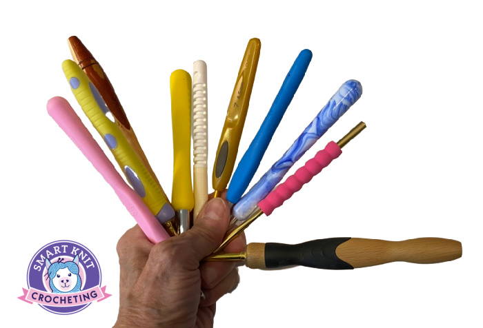 Crochet Hooks Cushions - No more sore hands from Crochet - All