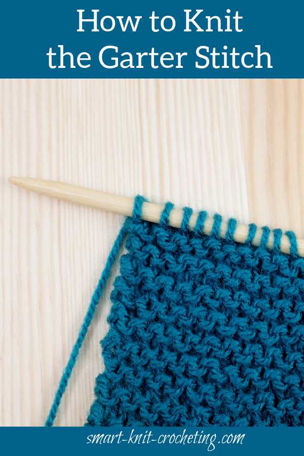 Knitting Garter Stitch - casting on, knitting this most basic stitch