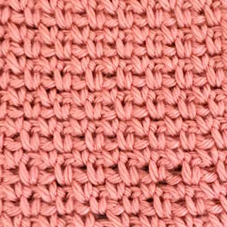 Thumbnail of the granite or moss stitch