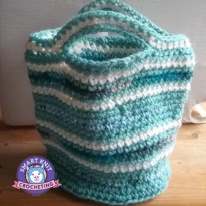 Single Crochet Green Bag