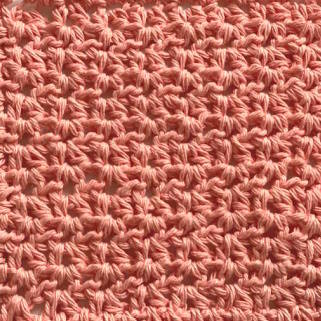 Half Double Crochet V Stitch closeup 321x321