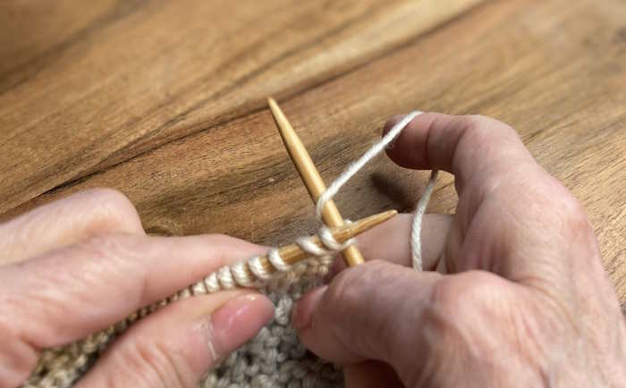 Part 2 of a five part series on how to make the knit two together knitting technique