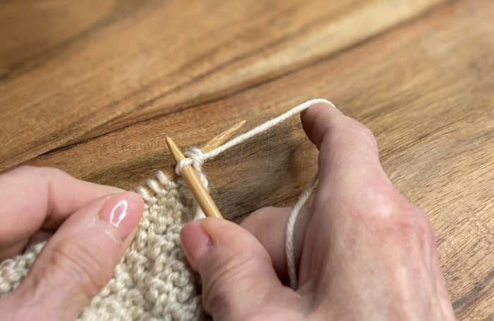 Part 3 of a five part series on how to make the knit two together knit decrease stitch.