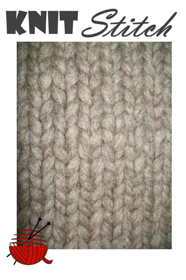 The Knit Stitch. Two Methods of Knitting.