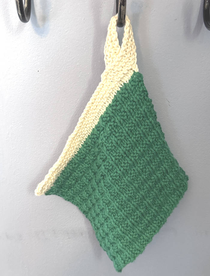 waffle stitch crochet dishcloth in green waffle stitch crochet dishcloth in green