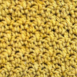 closeup of the lemon peel crochet stitch, 321 by 321 px